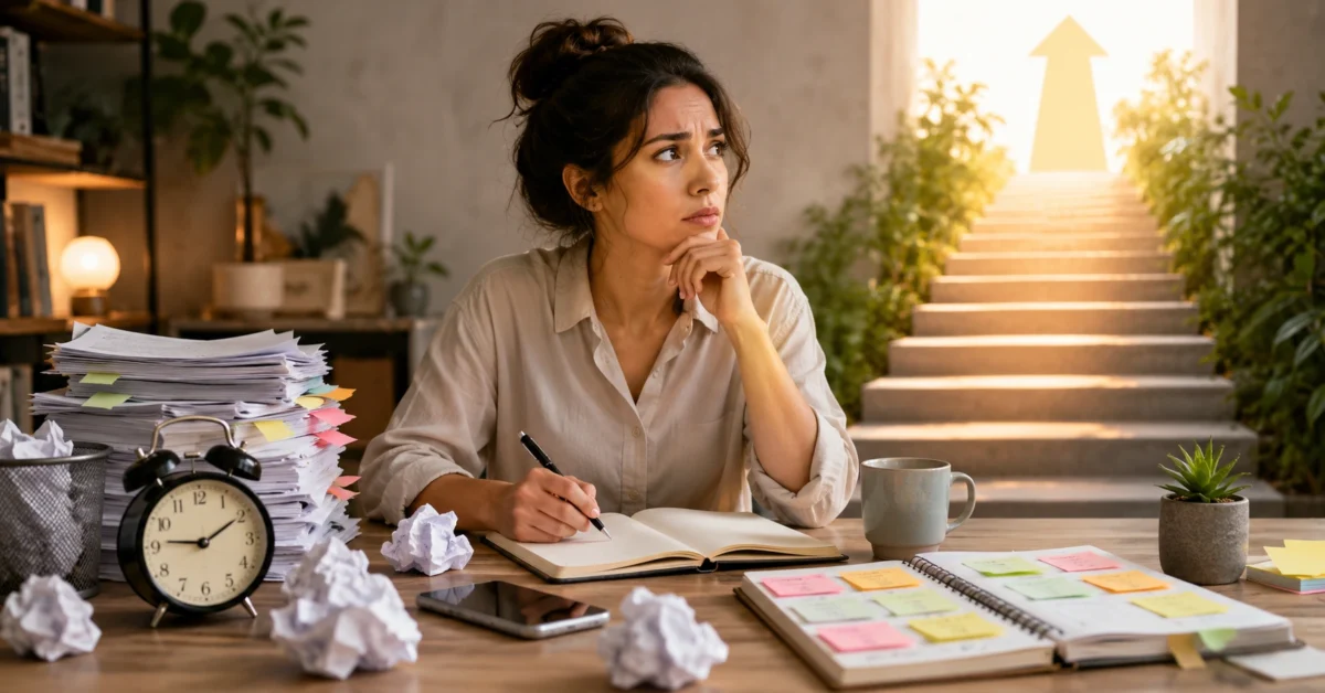 Bad habits that prevent success including procrastination perfectionism fear of change and lack of action