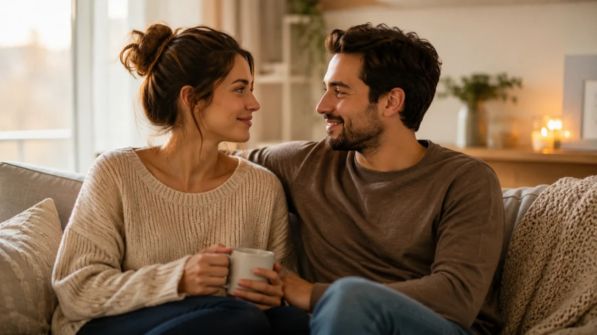 Couple staying connected to your partner through emotional intimacy communication and quality time